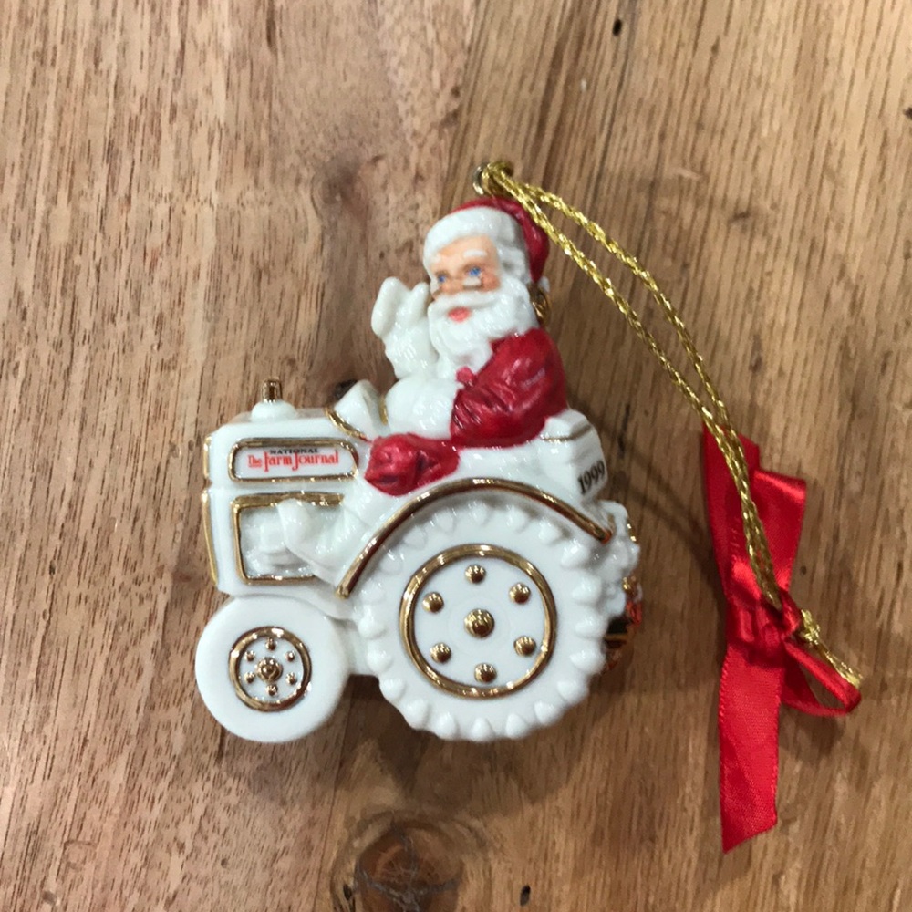 Santa in a tractor from Breyer Reeves